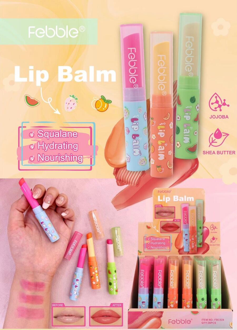 FEBBLE LIP BALM  [Conf. da 36 pezzi]
