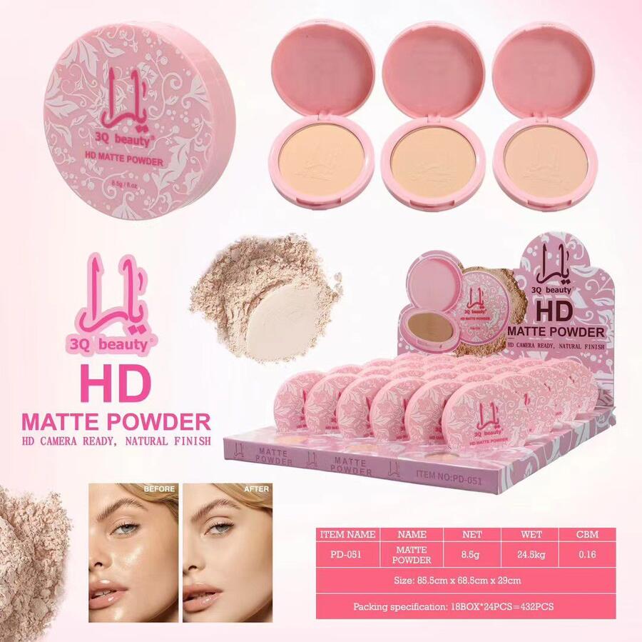 3Q BEAUTY HD MATTE POWDER [Conf. da 24 pezzi]