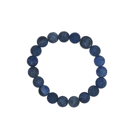 Le Origini - Bracciale Sodalite satinato 8mm