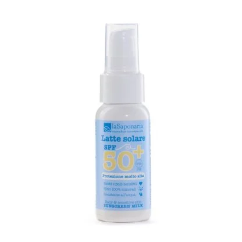 La Saponaria - Latte solare SPF50+ travel size