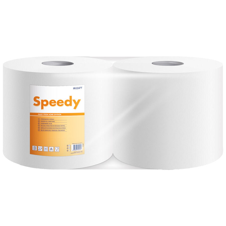Bobina Industriale Asciugatutto SPEEDY 800 strappi LUCART - conf. 2 pz