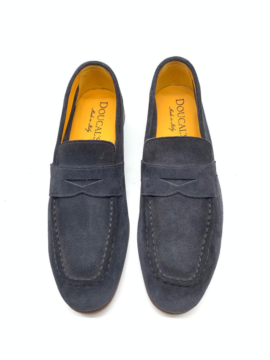 Doucal’s  Mocassino Scamosciato Blu