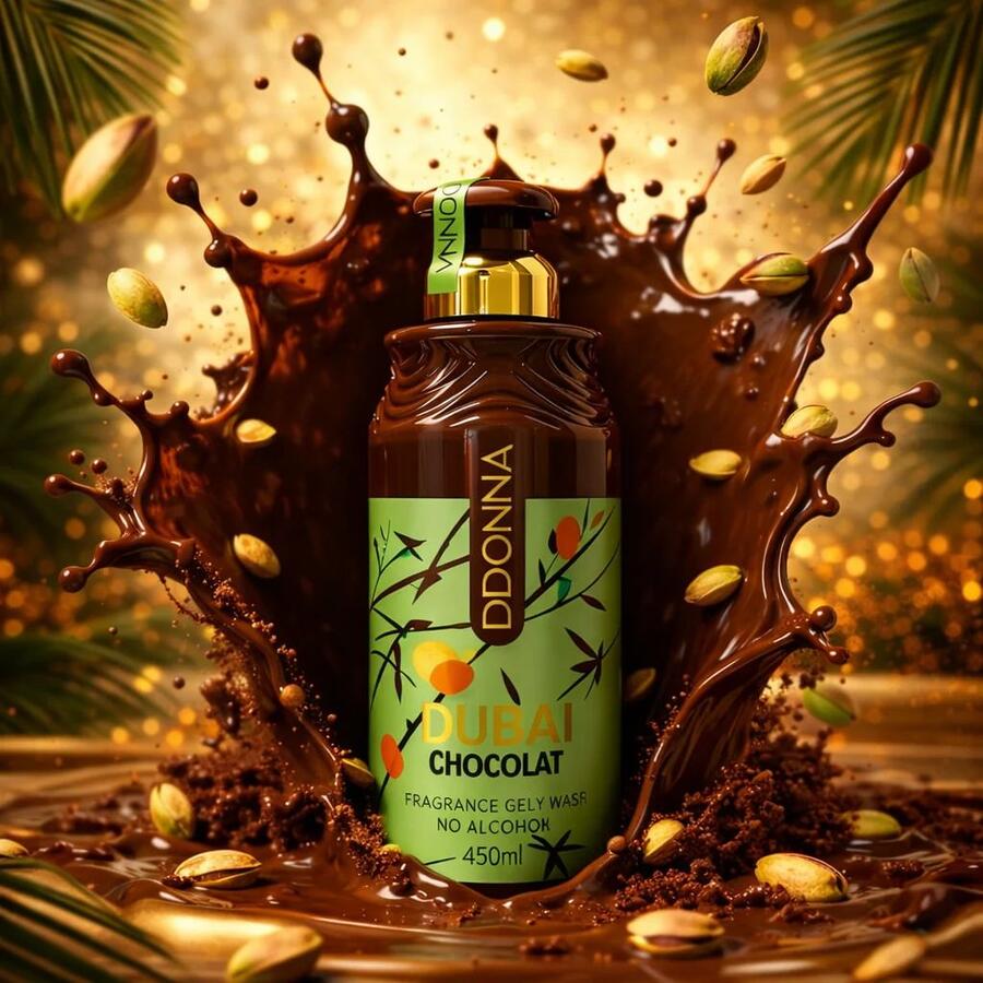 D'DONNA DUBAI CHOCOLAT BODY WASH DA 520 ML [Conf. da 12 pezzi]