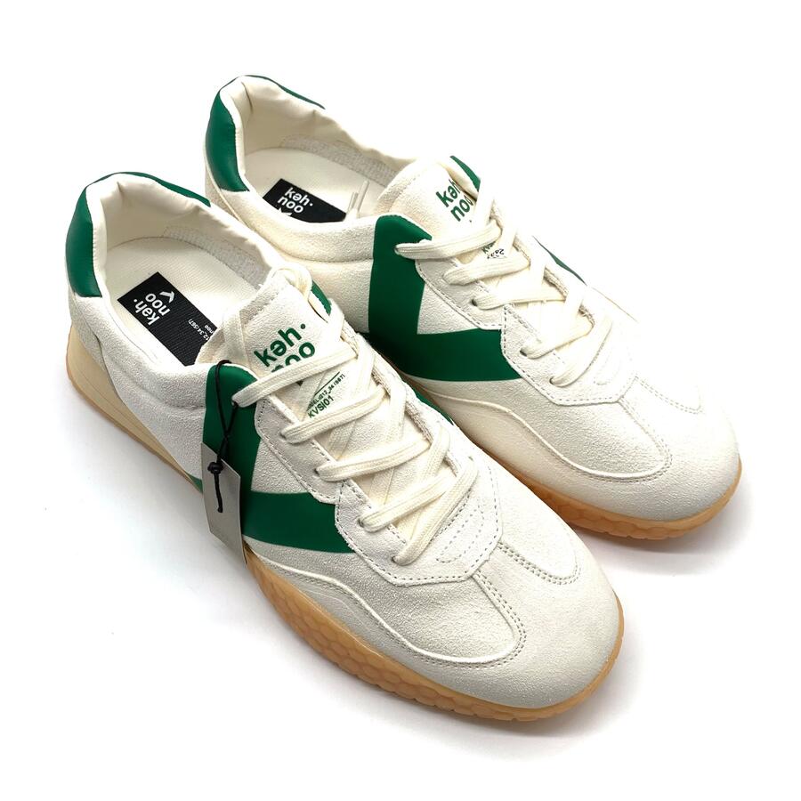 Keh•noo sneaker bianche e verdi