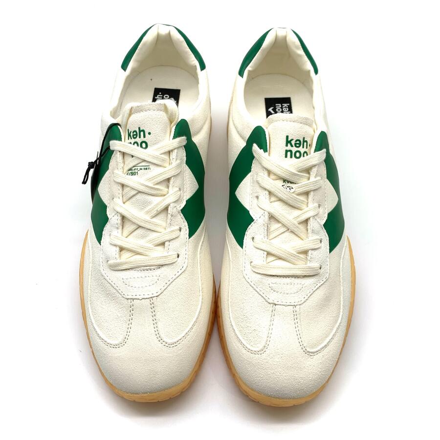 Keh•noo sneaker bianche e verdi