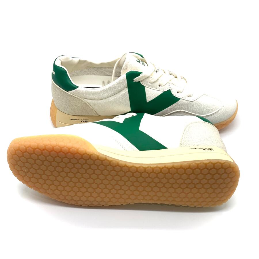 Keh•noo sneaker bianche e verdi