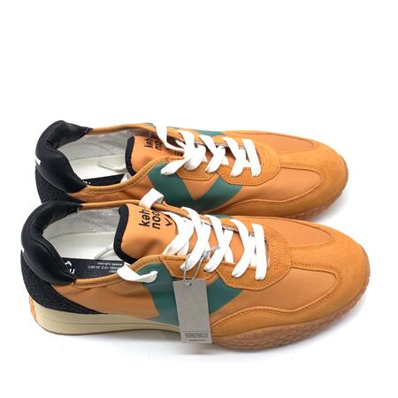 Keh•noo sneaker arancione e verde