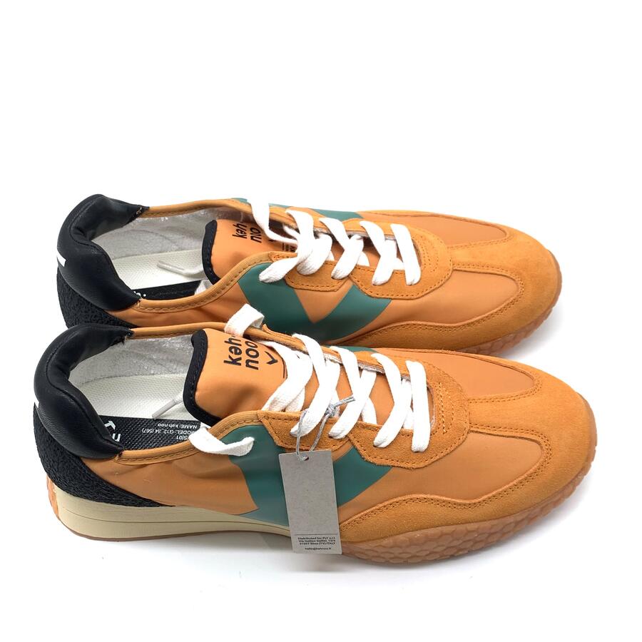 Keh•noo sneaker arancione e verde