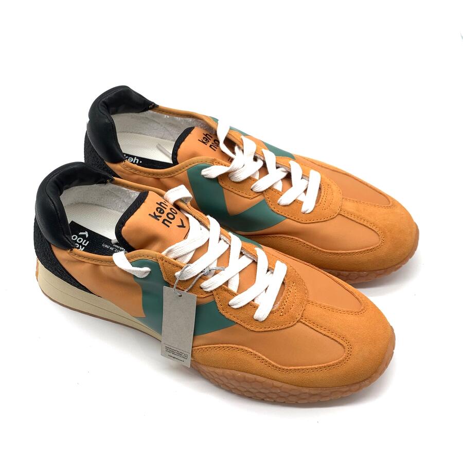 Keh•noo sneaker arancione e verde