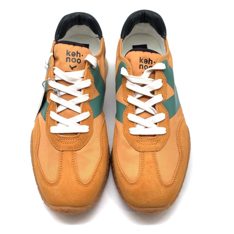 Keh•noo sneaker arancione e verde