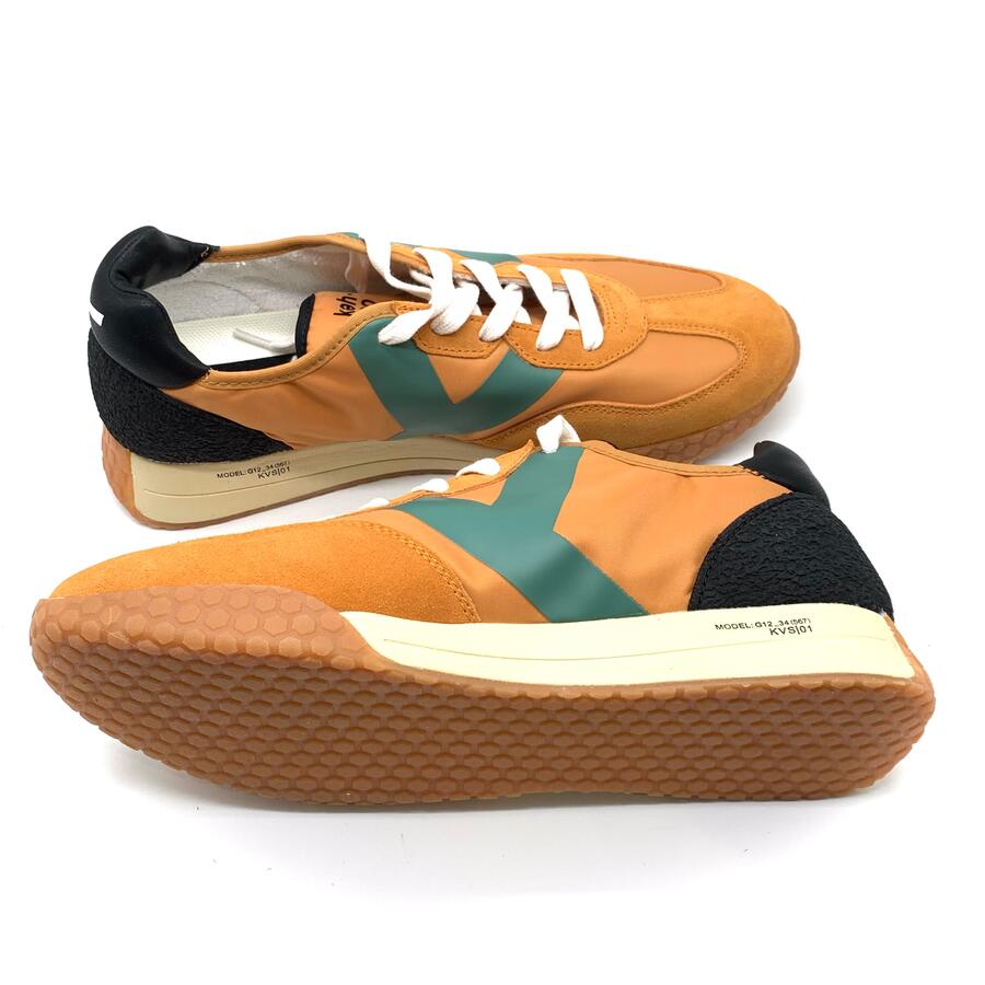 Keh•noo sneaker arancione e verde