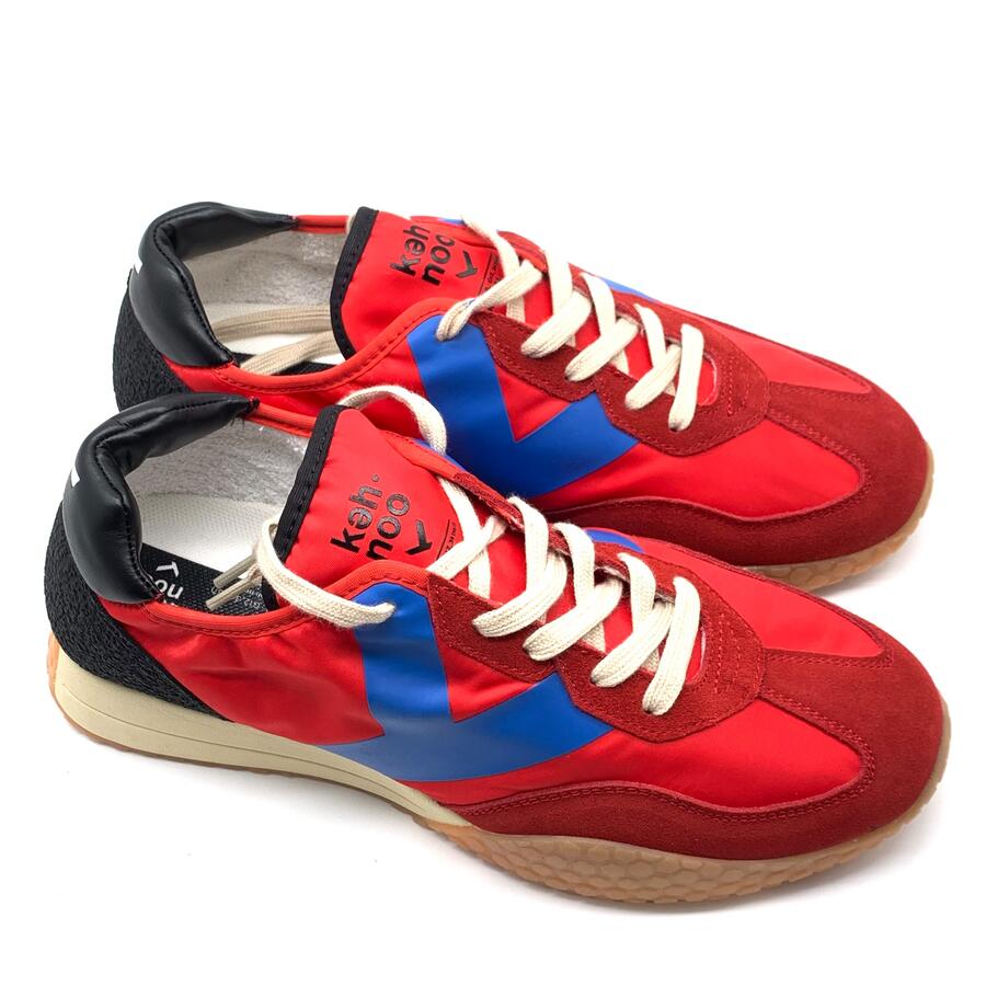 Keh•noo sneaker rossa e blu