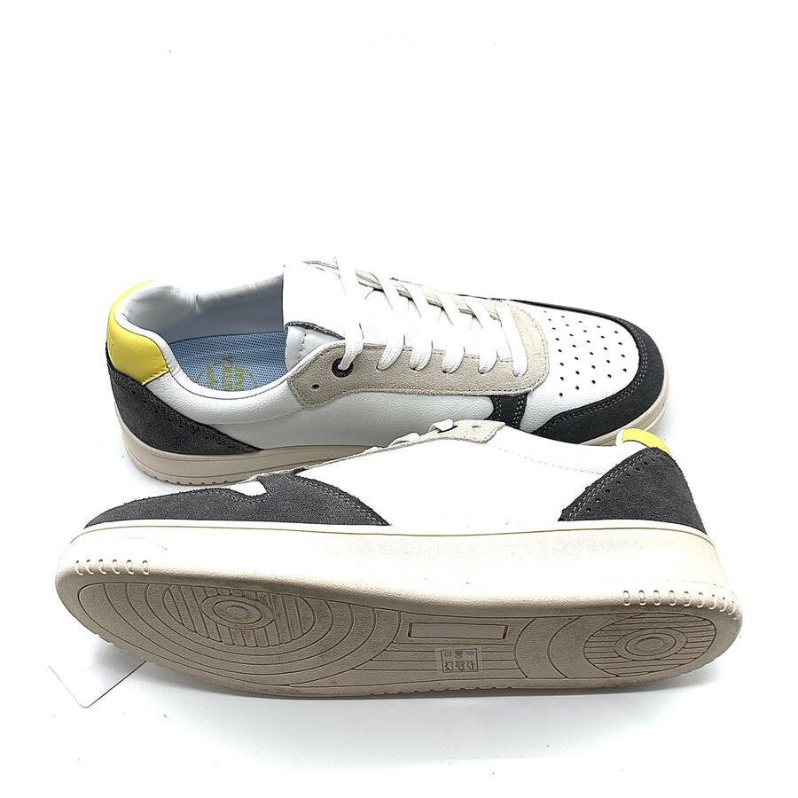 Aeronautica militare sneaker bianco giallo grigio