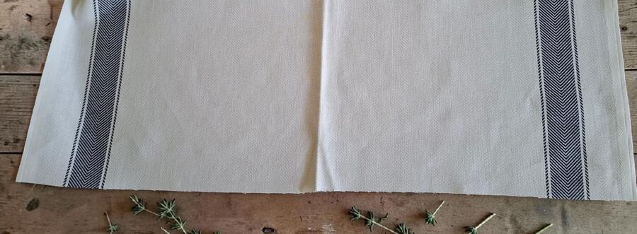 tessuto cotone spigato larghezza 60 cm - taglio da 1 mt