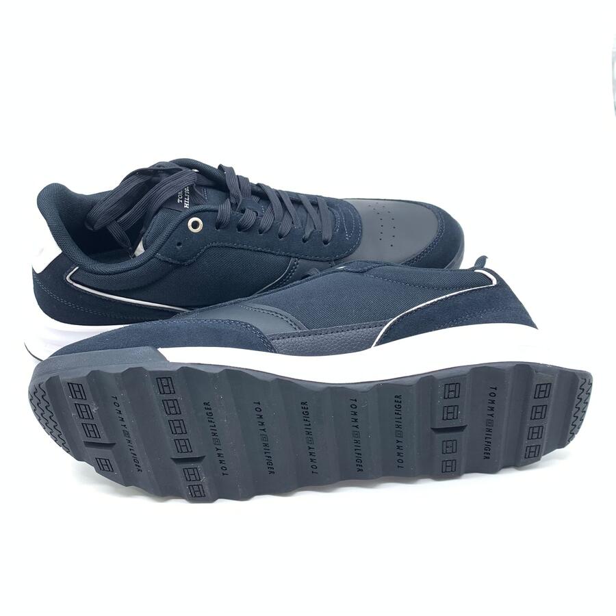 Sneaker Tommy Hilfinger retro runner mix rwb