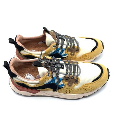 Flower Mountain sneaker yellow and white