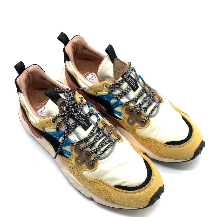 Flower Mountain sneaker yellow and white