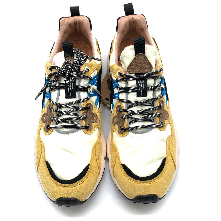 Flower Mountain sneaker yellow and white