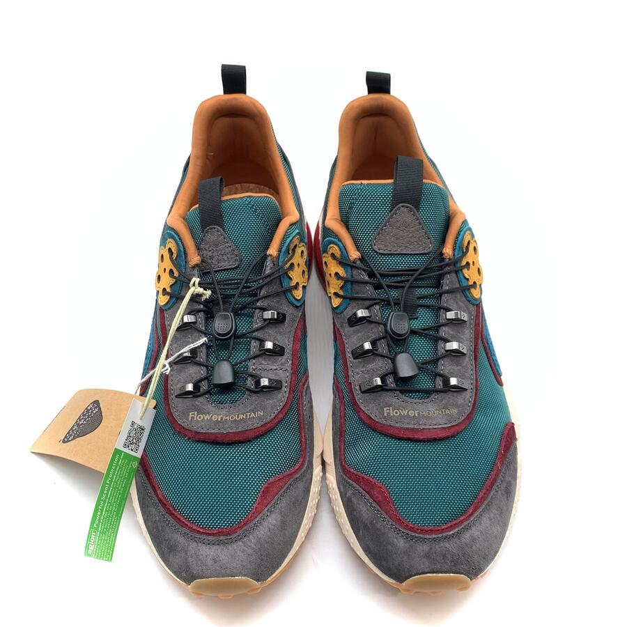 Flower Mountain sneaker antracite verde