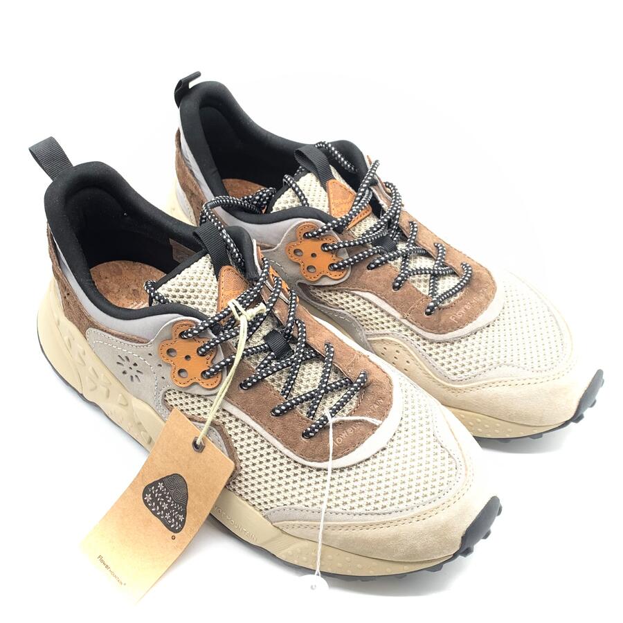 Flower Mountain sneaker beige e grey 