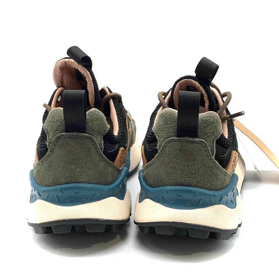 Flower Mountain sneaker nera/verde