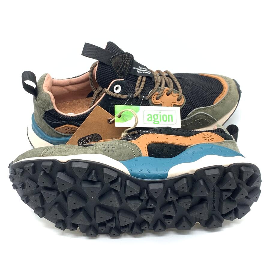 Flower Mountain sneaker nera/verde