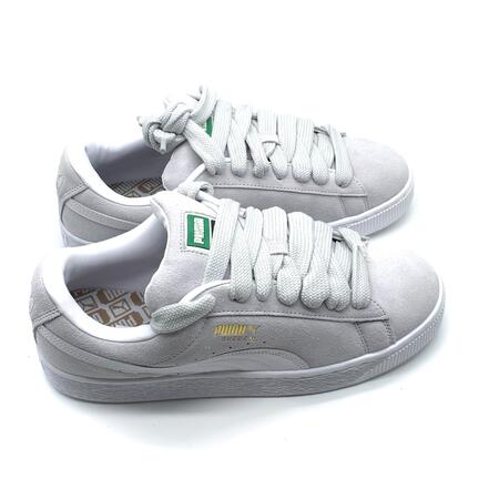 Puma sneaker suede silver mist-puma white