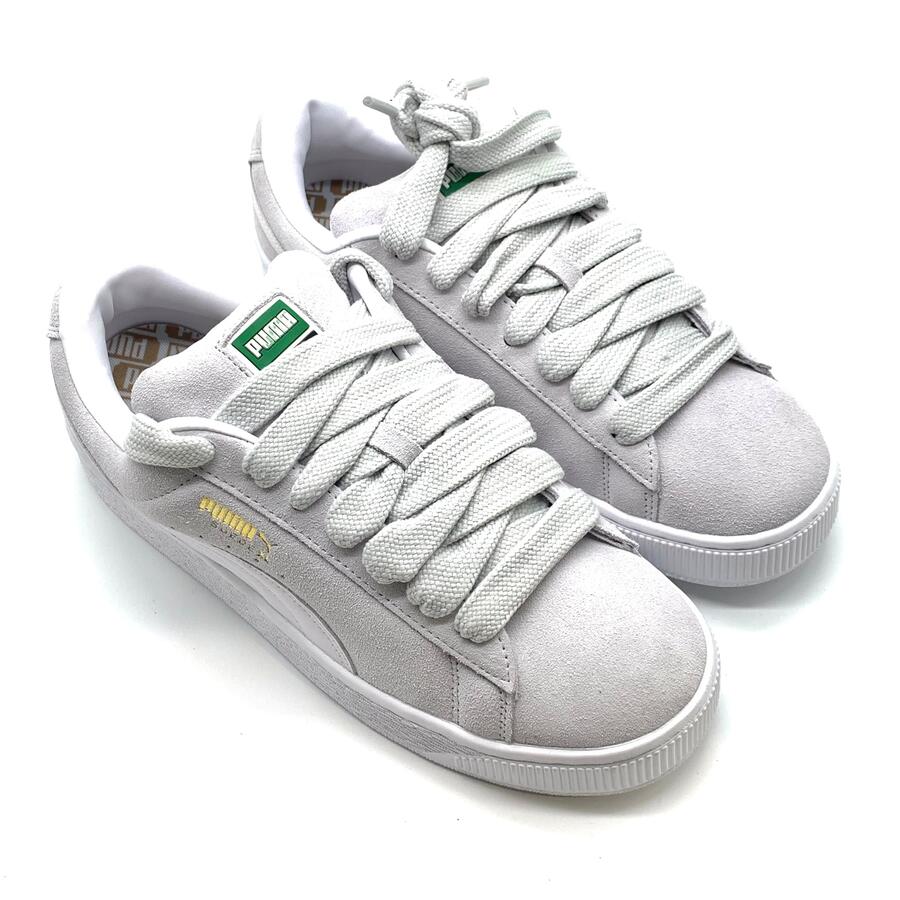 Puma sneaker suade silver mist-puma white