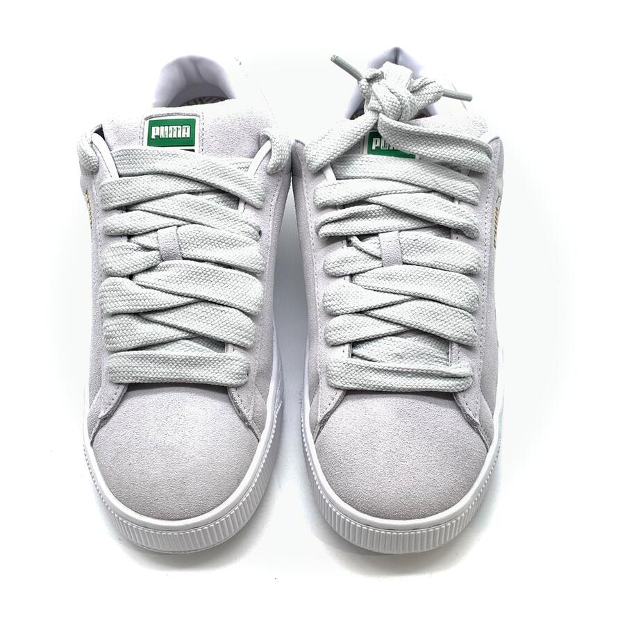 Puma sneaker suade silver mist-puma white