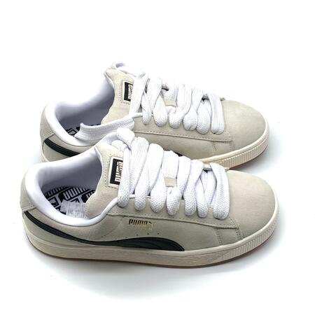 Puma sneaker suede XL w.white-p.black-frosted ivory