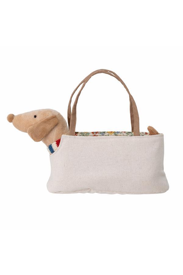 Cagnolino Peluche Hilena con borsetta