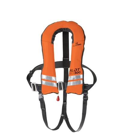 Giubbotto Automatico PILOT PRO 300 Arancione Imbracatura Inguinale