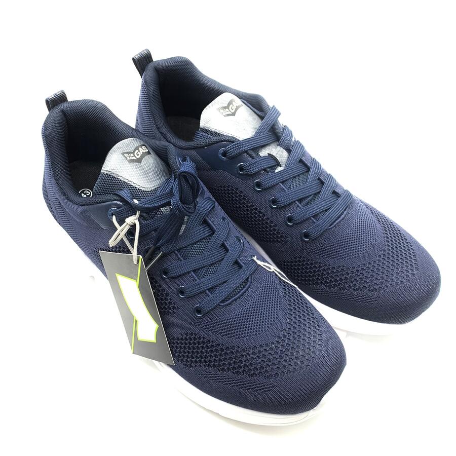 Gas sneaker freespirit knit blu