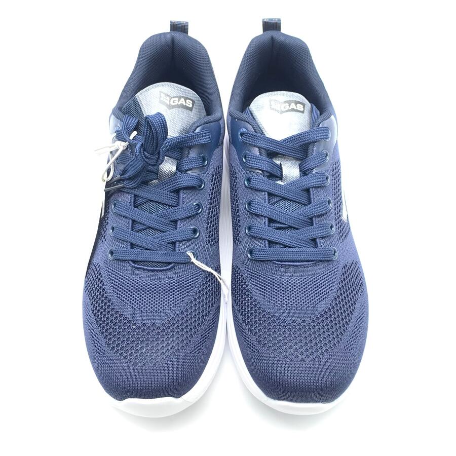 Gas sneaker freespirit knit blu
