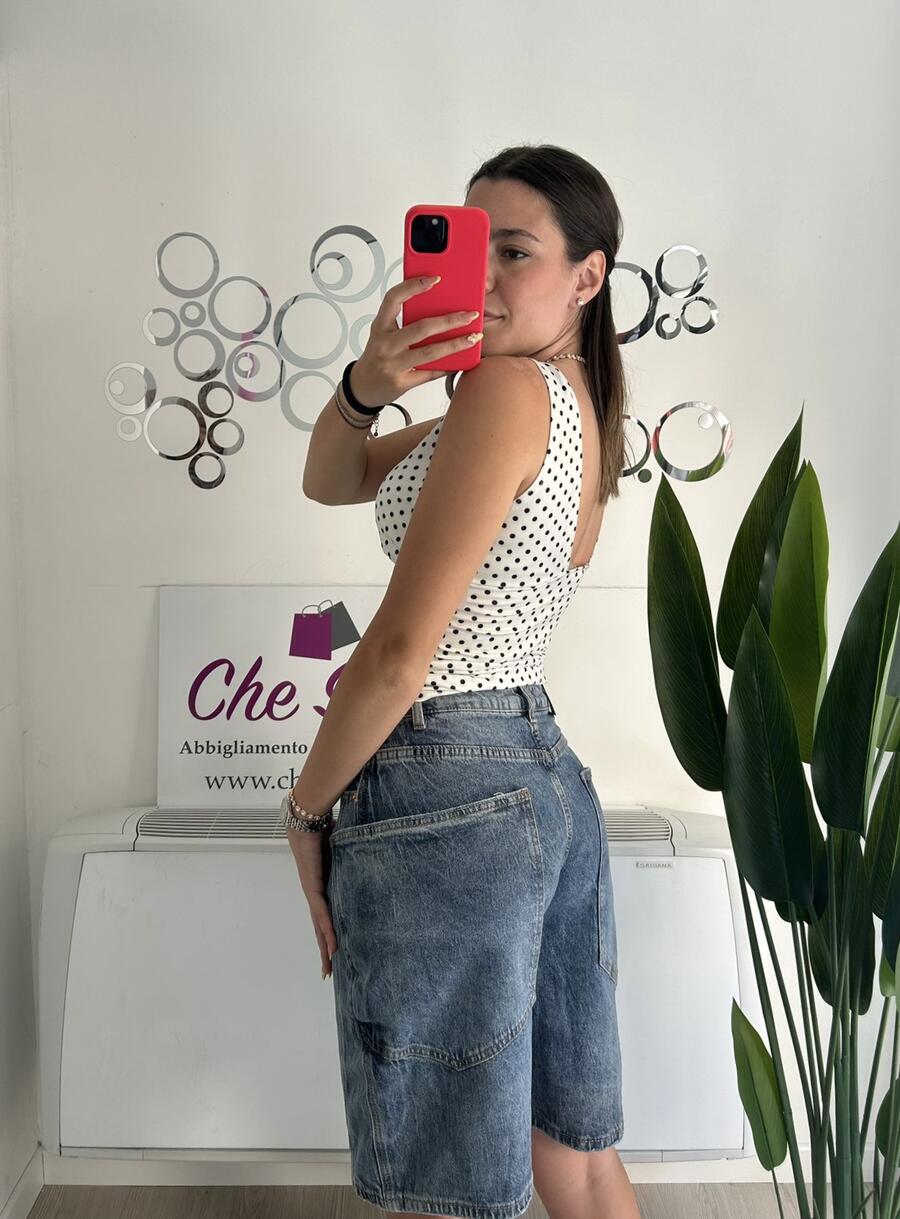 NOVITÀ Bermuda in denim wide leg