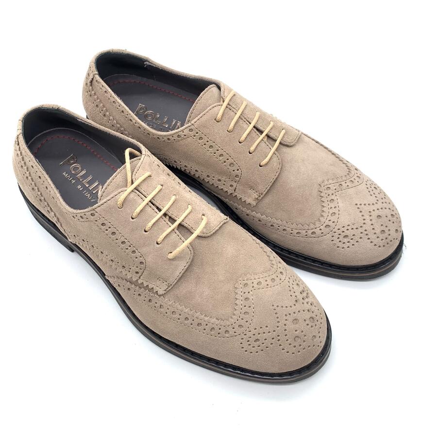 Pollini Derby coda di rondine beige 