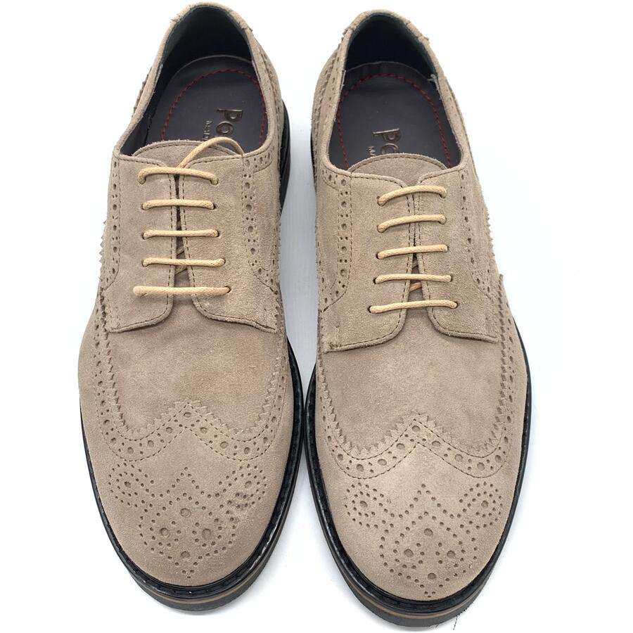 Pollini Derby coda di rondine beige 
