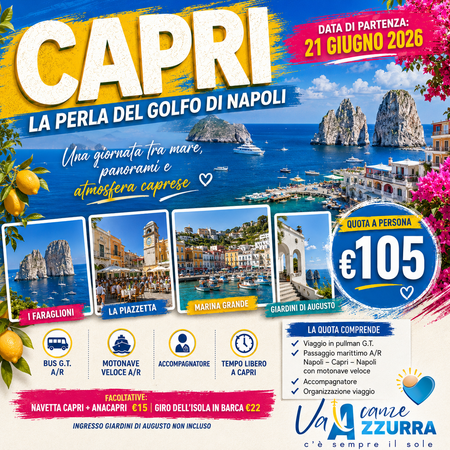 21 GIUGNO 2026 CAPRI 