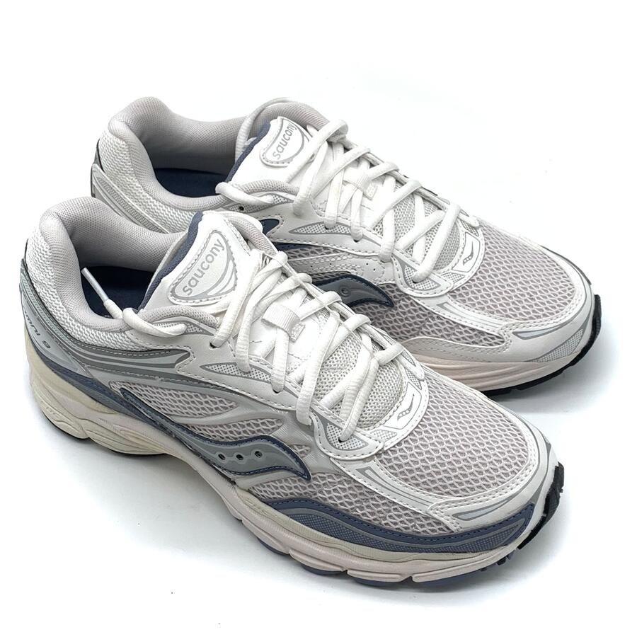 Saucony modello ProGrid Omni 9 bianca e celeste