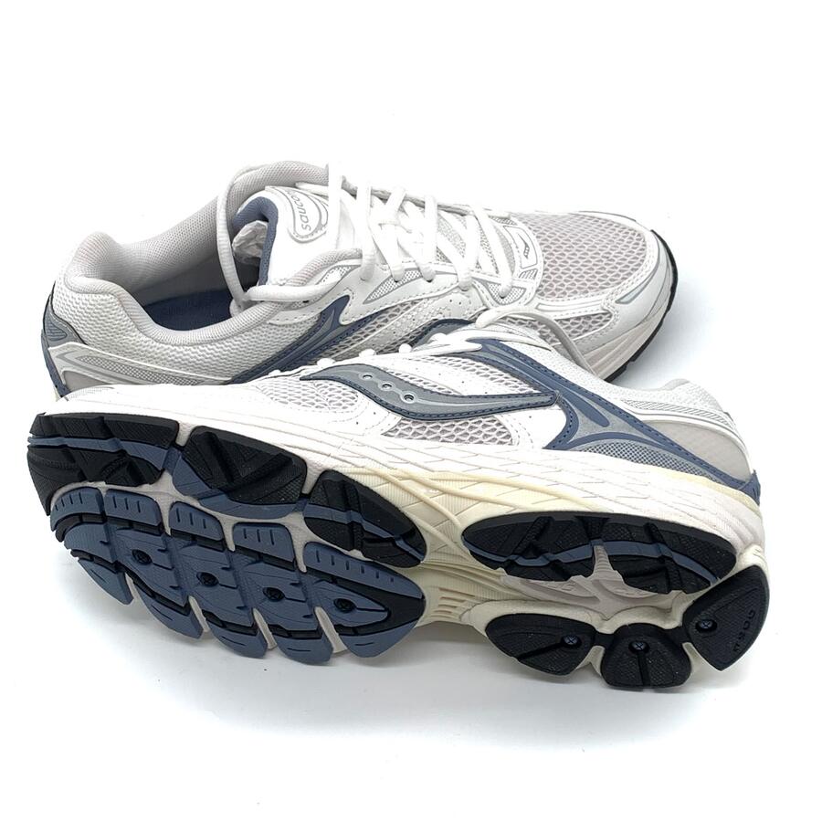 Saucony modello ProGrid Omni 9 bianca e celeste