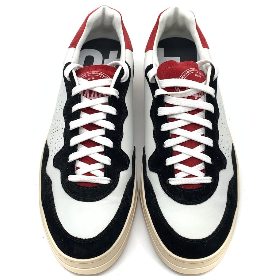 P448 sneaker bianche/rosse/nere modello Bali