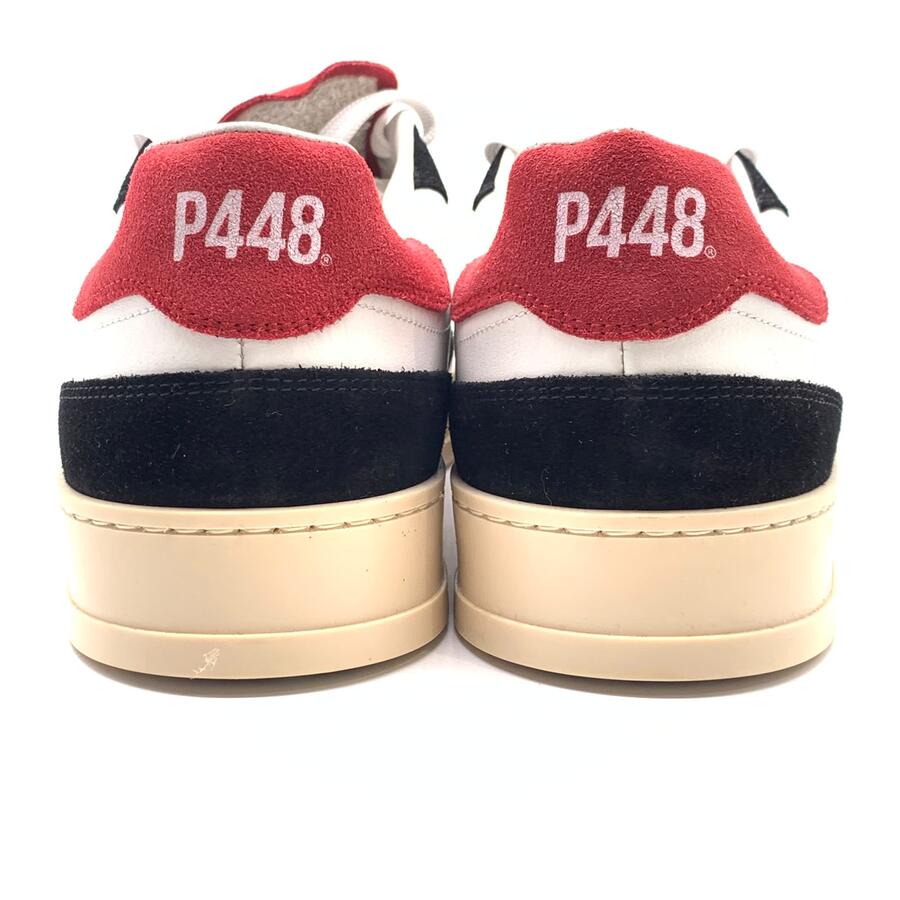 P448 sneaker bianche/rosse/nere modello Bali
