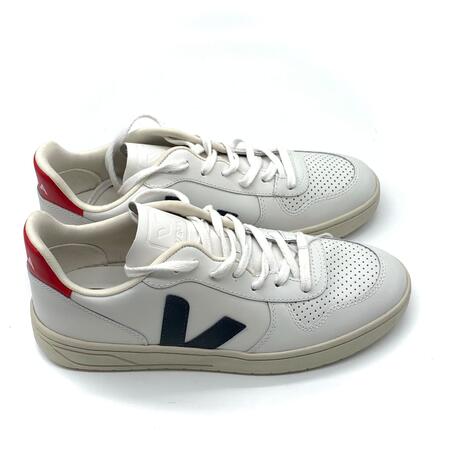 Veja V-10 sneaker extra white/nautico/pekin
