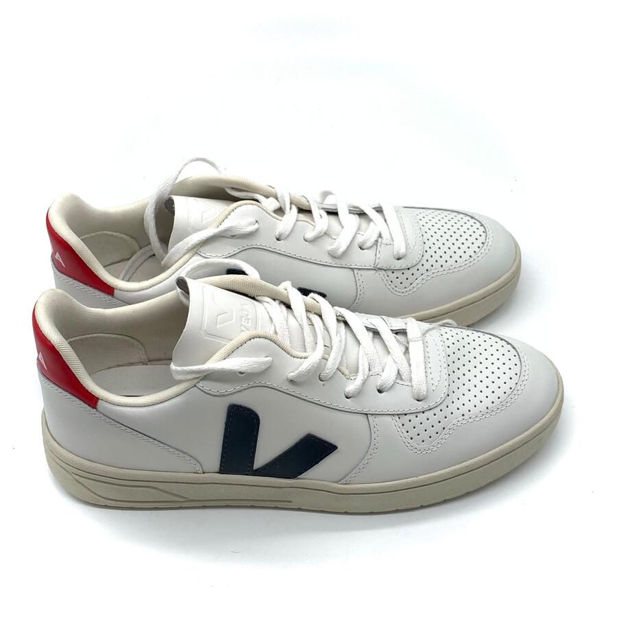 Veja V-10 sneaker extra white/nautico/pekin