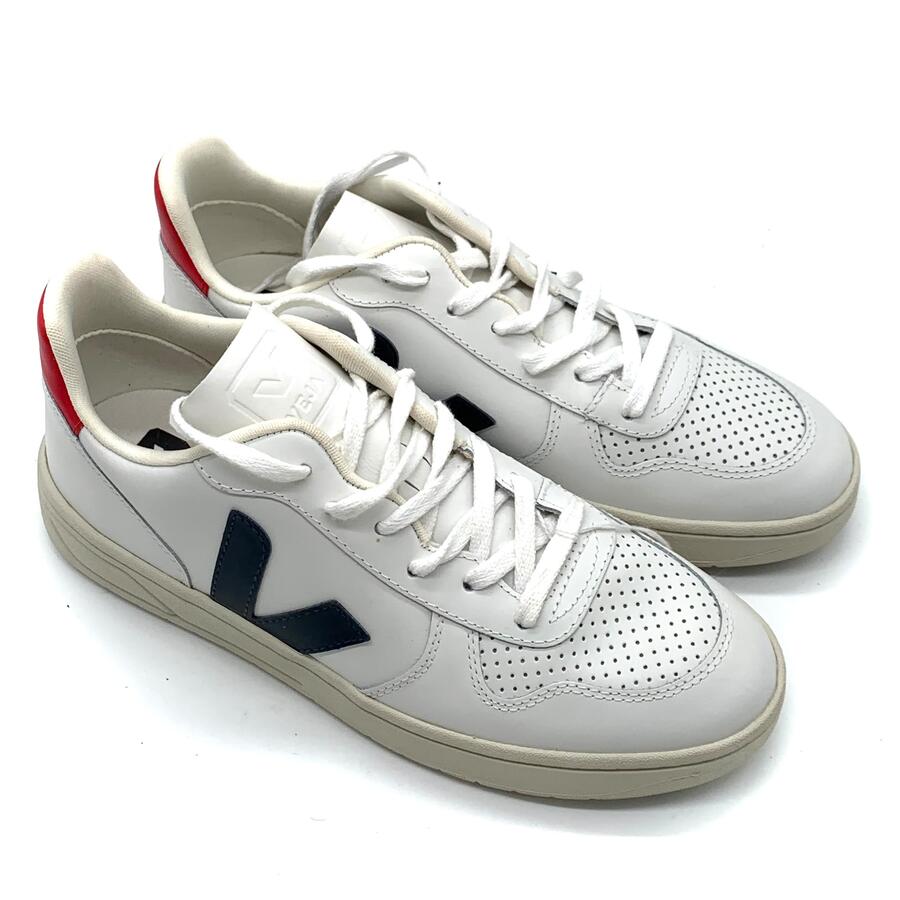 Veja V-10 sneaker extra white/nautico/pekin