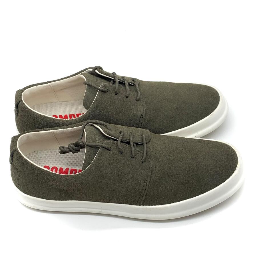 Camper sneaker Chasis in nabuk verde