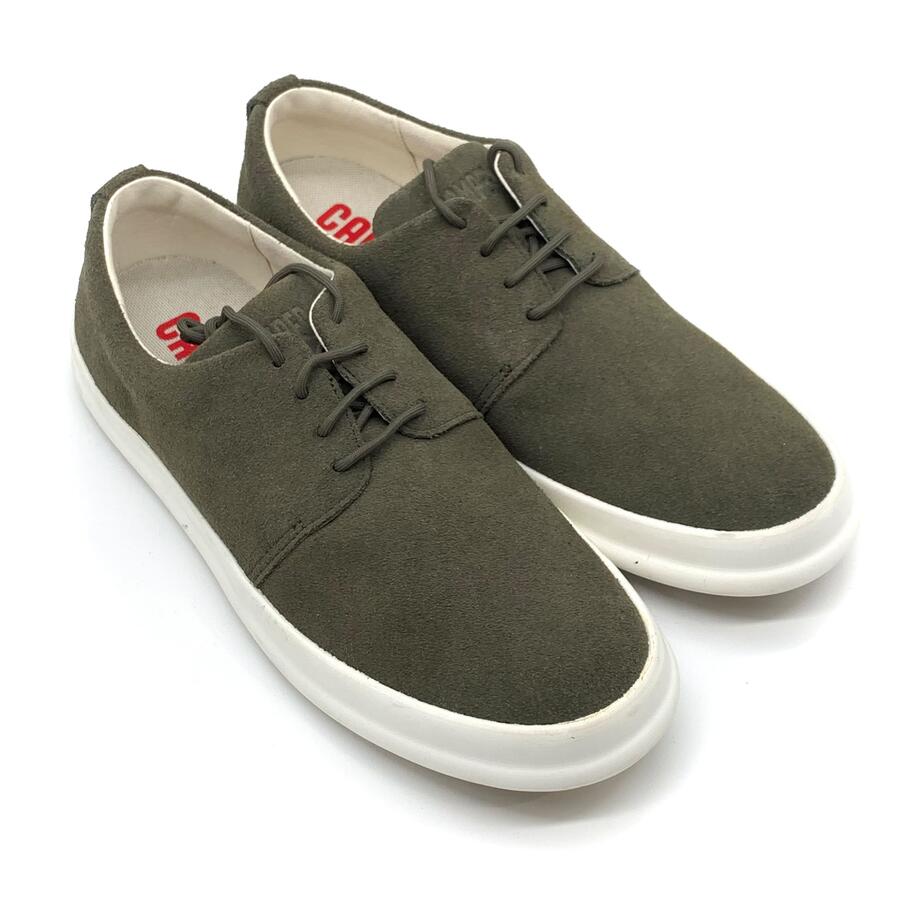 Camper sneaker Chasis in nabuk verde