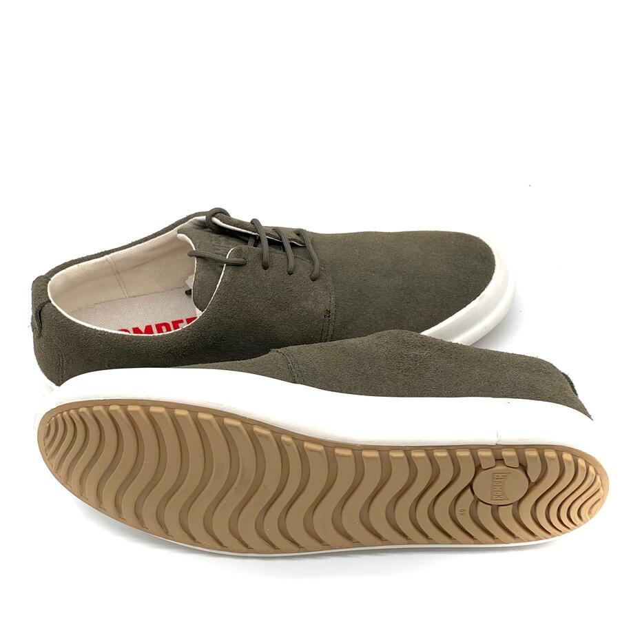 Camper sneaker Chasis in nabuk verde