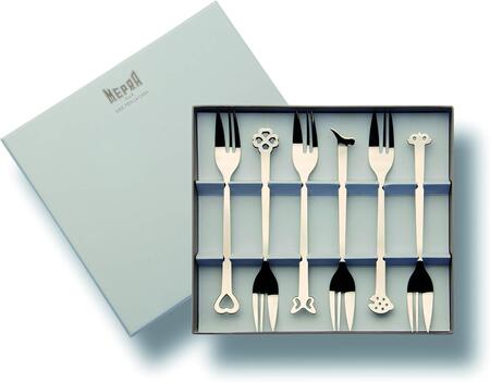 Mepra Evento – Set 6 Forchettine Dolce in Acciaio Inox 18/10