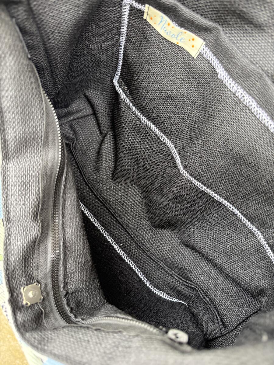 Borsa rettangoli tridimensionali due